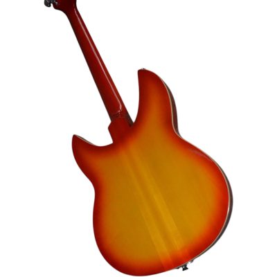Custom Nova Cherry Fireglo 330 2 Pickups 6 String Electric Guitar - Image 6