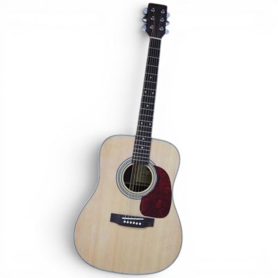Custom Vertex Natural D28 Acoustic Electric Guitar - Image 2