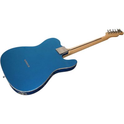 Custom Regent Peal Blue Left Handed Clapton White Pearloid Pickguard Guitar - Image 12