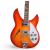 Custom Nova Sunburst Fireglo 330 2 Pickups 6 String Electric Guitar