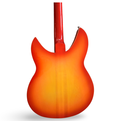 Custom Nova Sunburst Fireglo 330 2 Pickups 6 String Electric Guitar - Image 8