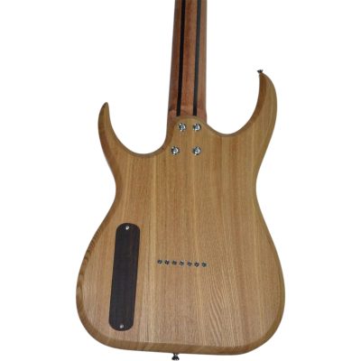 Custom Topaz Black Machine Turquoise Iris Burst 7 String Guitar Birdseye - Image 6