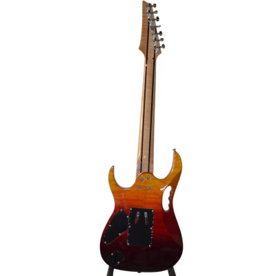 Custom Axis Vai Root Beer Burst Jem Quilted Maple Top Floyd Rose Tremolo 7 String Guitar - Image 8