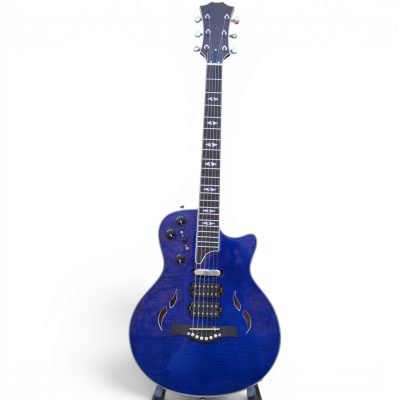 Custom Emberline T5 Pacific Blue Burst Electric Guitar - Image 2