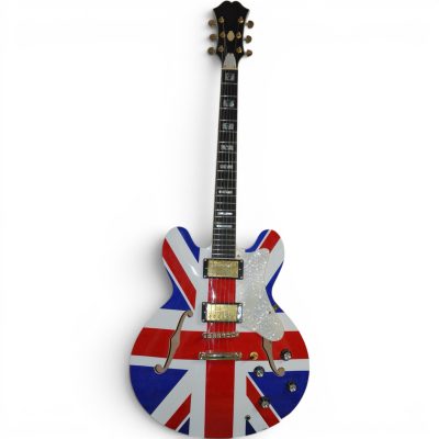 Custom Crown Sheraton 335 Noel Semi Hollow Body Fhole Guitar - Image 2