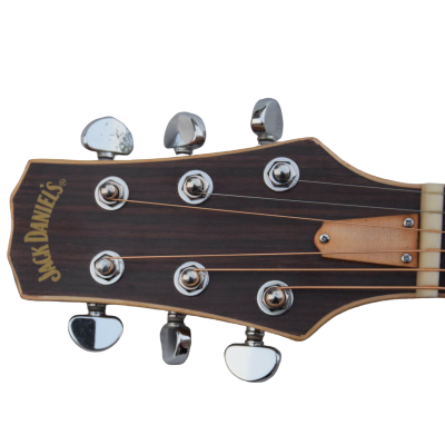 Custom Forge Jack Daniels Aged Barrel Finish Dreadnought Acoustic Electric Guitar - Image 8