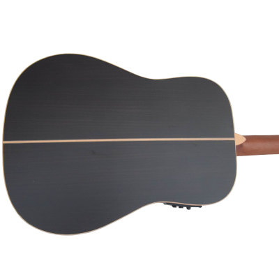 Custom Forge Jack Daniels Aged Barrel Finish Dreadnought Acoustic Electric Guitar - Image 2
