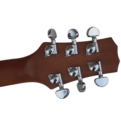 Custom Forge Jack Daniels Aged Barrel Finish Dreadnought Acoustic Electric Guitar - Image 3