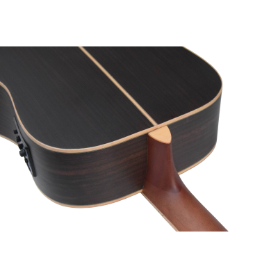 Custom Forge Jack Daniels Aged Barrel Finish Dreadnought Acoustic Electric Guitar - Image 4