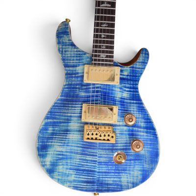 Custom Monarch Faded Blue Jean David Grissom Flamed Maple Top Guitar