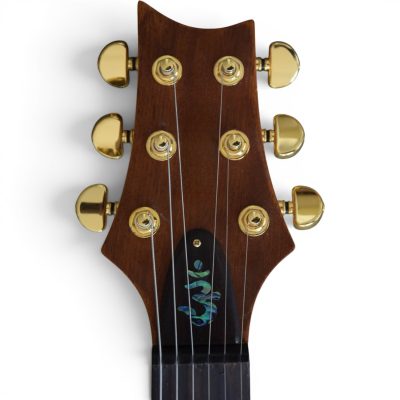 Custom Monarch Faded Blue Jean David Grissom Flamed Maple Top Guitar - Image 4