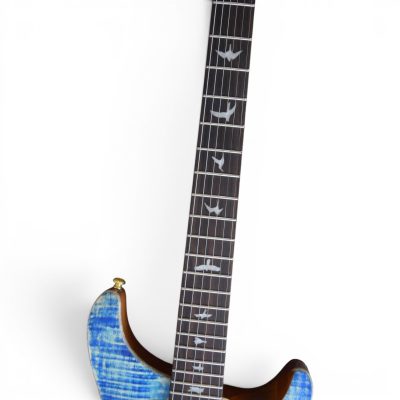 Custom Monarch Faded Blue Jean David Grissom Flamed Maple Top Guitar - Image 5