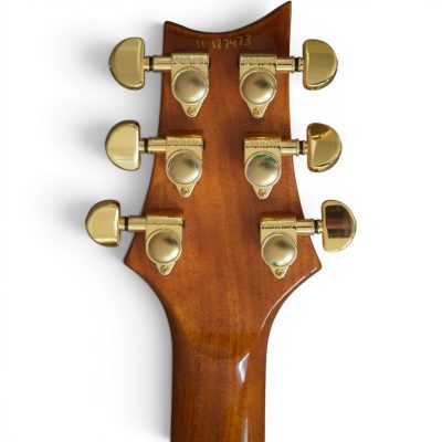 Custom Monarch Faded Blue Jean David Grissom Flamed Maple Top Guitar - Image 9