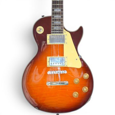 Custom Crown Heritage Cherry Sunburst Flamed Maple Electric Guitar