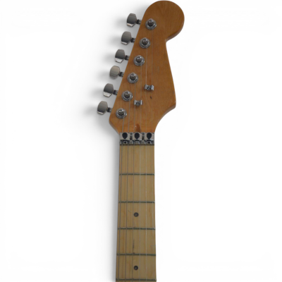 Custom Regent Plexiglass Acrylic Lucite Integrated Blue LED Illumination Guitar Maple Fretboard - Image 4
