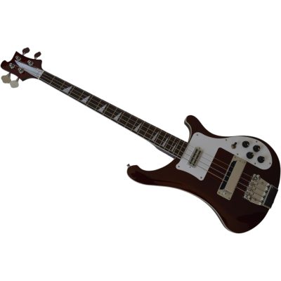 Custom Nova 4003 Trans Burgundy Red 4 String Bass - Image 9