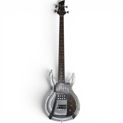 Custom Ametrine Lucite Dan Acrylic Armstrong Plexiglass 1 Pickup 4 String Bass - Image 2