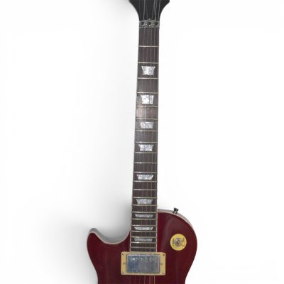 Custom Crown Axcess Heel Contour Royal Crimson Alex Lifeson Floyd Rose Tremolo Guitar - Image 4