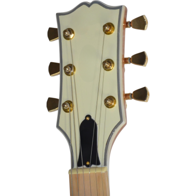 Custom Crown Flamed Maple Top Natural Finish Guitar - Image 3