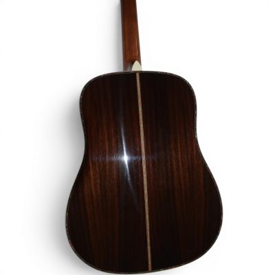 Custom Vertex D45 Natural Amber Solid Spruce Top Acoustic Electric Guitar Fishman Pickups - Image 2