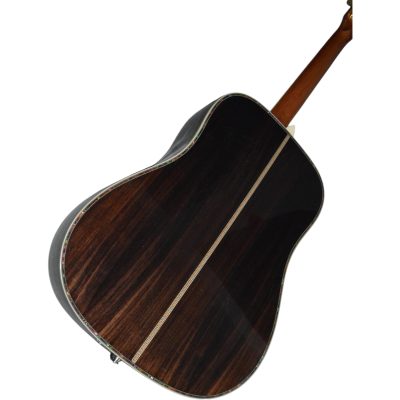 Custom Vertex D45S Natural Finish Solid Spruce Top Acoustic Electric Guitar Fishman Pickups - Image 8