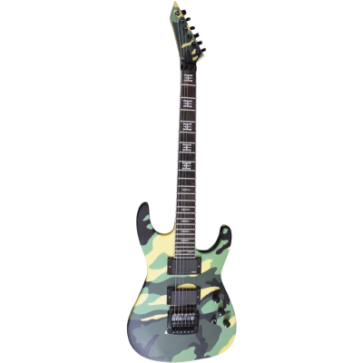 Custom Obsidian Jeff Hanneman Urban Camo Finish Electric Guitar Hand Painted