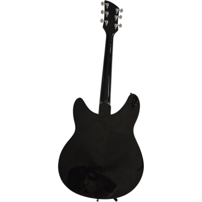 Custom Nova Jetglo Black 360 6 String Bigsby 3 Pickups Guitar - Image 6