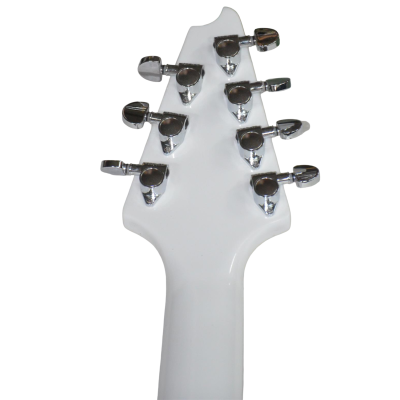 Custom Obsidian Crying Star Electric Guitar Pearl White Syu Floyd Rose Tremolo - Image 8