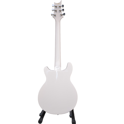 Custom Monarch S2 Vela Semi Hollow Antique White Fhole Electric Guitar - Image 5