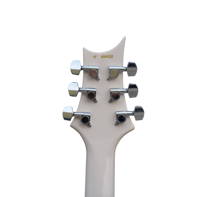 Custom Monarch S2 Vela Semi Hollow Antique White Fhole Electric Guitar - Image 2