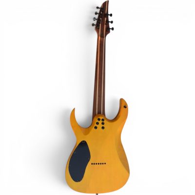 Custom Onyx Duvell Elite Natural Satin Eye Poplar 7 String Guitar - Image 8
