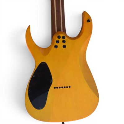 Custom Onyx Duvell Elite Natural Satin Eye Poplar 7 String Guitar - Image 9