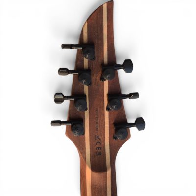 Custom Onyx Duvell Elite Natural Satin Eye Poplar 7 String Guitar - Image 10