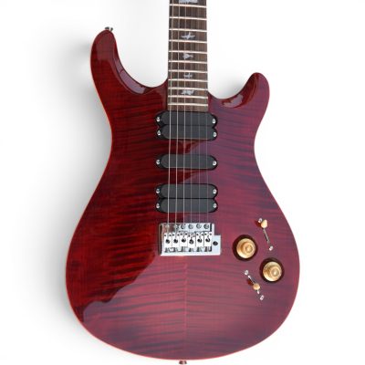 Custom Monarch 513 Wine Red Santana Flamed Maple Top Electric Guitar 5 Pickups