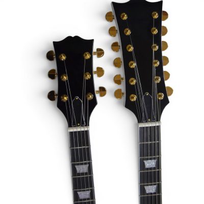 Custom Crown SG Don Felder White Double Neck 12 6 String EDS1275 Electric Guitar - Image 5