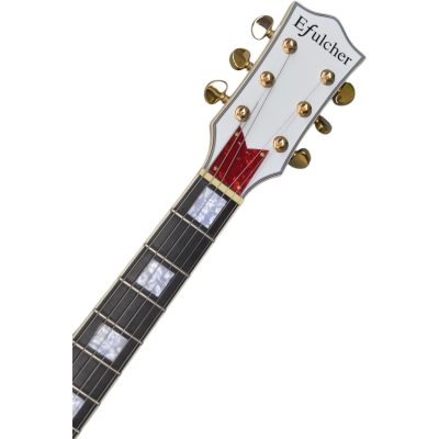 Custom Sovereign Falcon White 6120 Fhole Hollow Body Guitar Bigsby Tremolo - Image 6