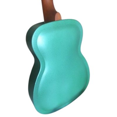 Custom Cobalt Resonator Green Fholes Acoustic Guitar Resophonic Single Cone - Image 4