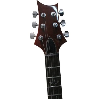 Custom Monarch Santana Brown Flamed Maple Top Finish Electric Guitar 24 Frets - Image 4