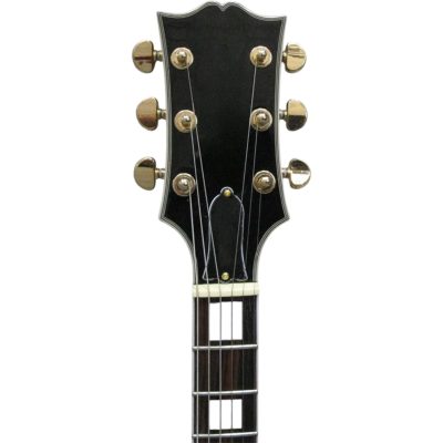 Custom Crown ES335 Trini Lopez Black 6 String Electric Guitar - Image 3