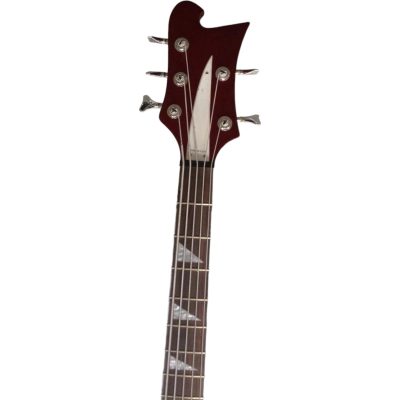 Custom Nova 4003S5 Burgundyglo 5 String Bass Tailpiece - Image 3
