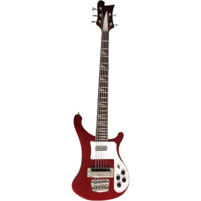 Custom Nova 4003S5 Burgundyglo 5 String Bass Tailpiece - Image 4