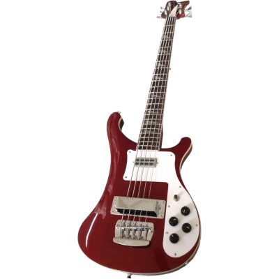 Custom Nova 4003S5 Burgundyglo 5 String Bass Tailpiece - Image 5