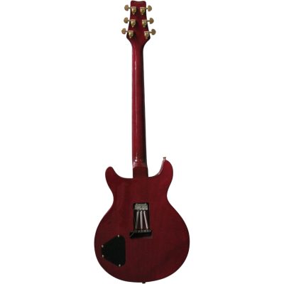 Custom Monarch Santana Trans Pink Flamed Maple Top Electric Guitar - Image 6