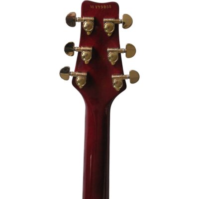Custom Monarch Santana Trans Pink Flamed Maple Top Electric Guitar - Image 7