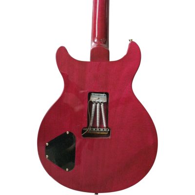Custom Monarch Santana Trans Pink Flamed Maple Top Electric Guitar - Image 8