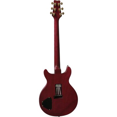 Custom Monarch Santana Trans Pink Flamed Maple Top Electric Guitar - Image 9