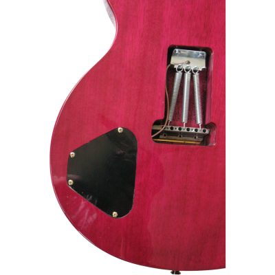 Custom Monarch Santana Trans Pink Flamed Maple Top Electric Guitar - Image 10