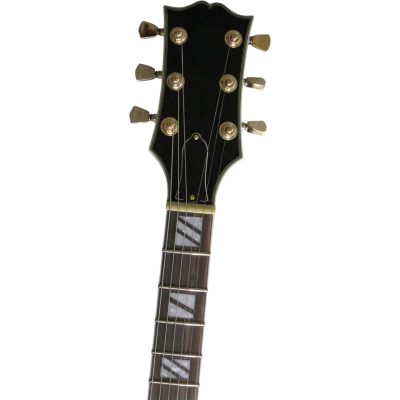 Custom Crown Supreme Trans Blue Flamed Maple Top Electric Guitar - Image 4