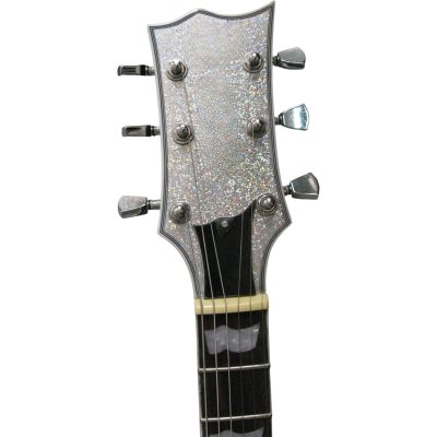 Custom Obsidian Deluxe Silverdust Sparkle EC1000 Eclipse Electric Guitar - Image 4