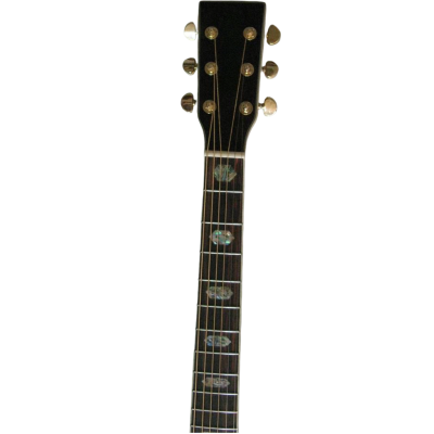 Custom Vertex D45 Natural Finish Solid Spruce Top Acoustic Electric Guitar Fishman Pickups - Image 4